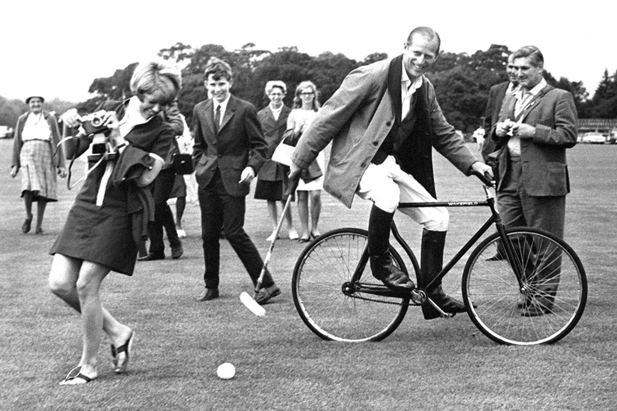 Prince Philip in 1964 after one of his beloved polo games.  Image credit: Getty Images