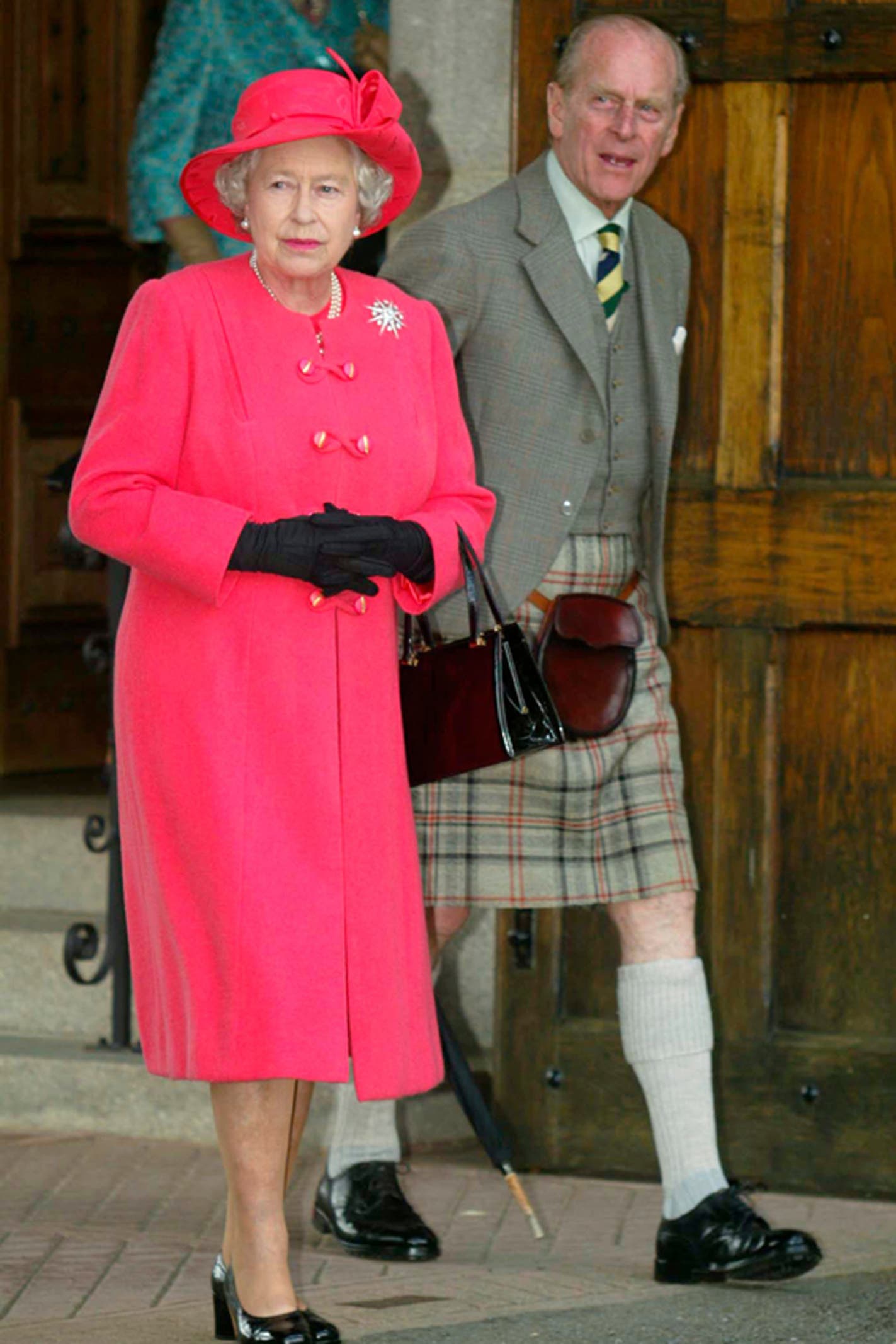 In Scotland, Queen Elizabeth II's husband always wore a kilt to formal occasions.  Image credit: Getty Images