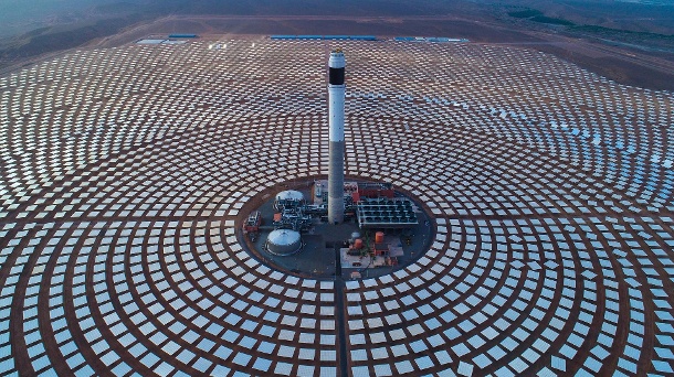 Solar power plant in Morocco: The kingdom wants to increase its production of renewable energies.  (Source: Imago / Xinhua Pictures)